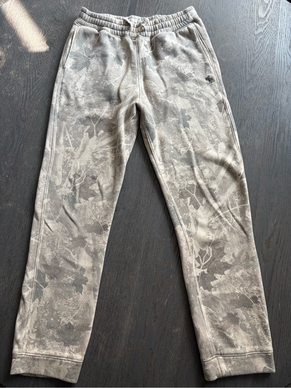 Abercrombie Kids Boys Camo Jogger Pants Sweatpants 13/14